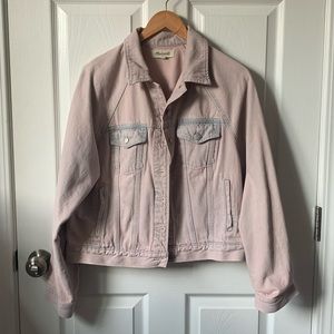 Madewell Raglan Over-dyed Edition Denim Jacket